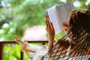 christian woman reading